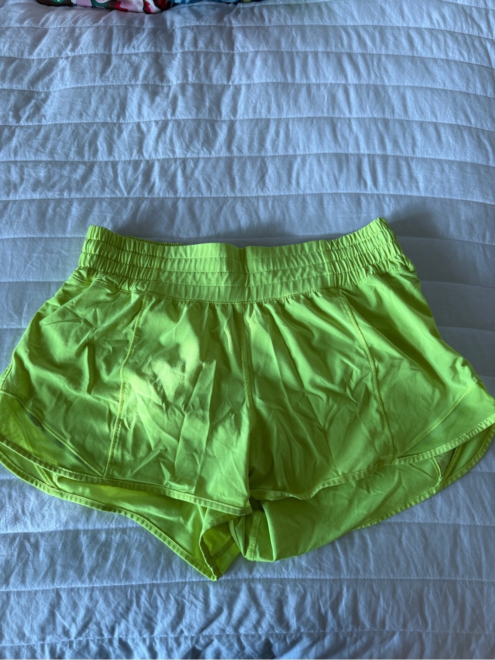 Lulu lemon Hotty Hot Shorts in Neon